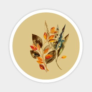 botanical leaves Magnet